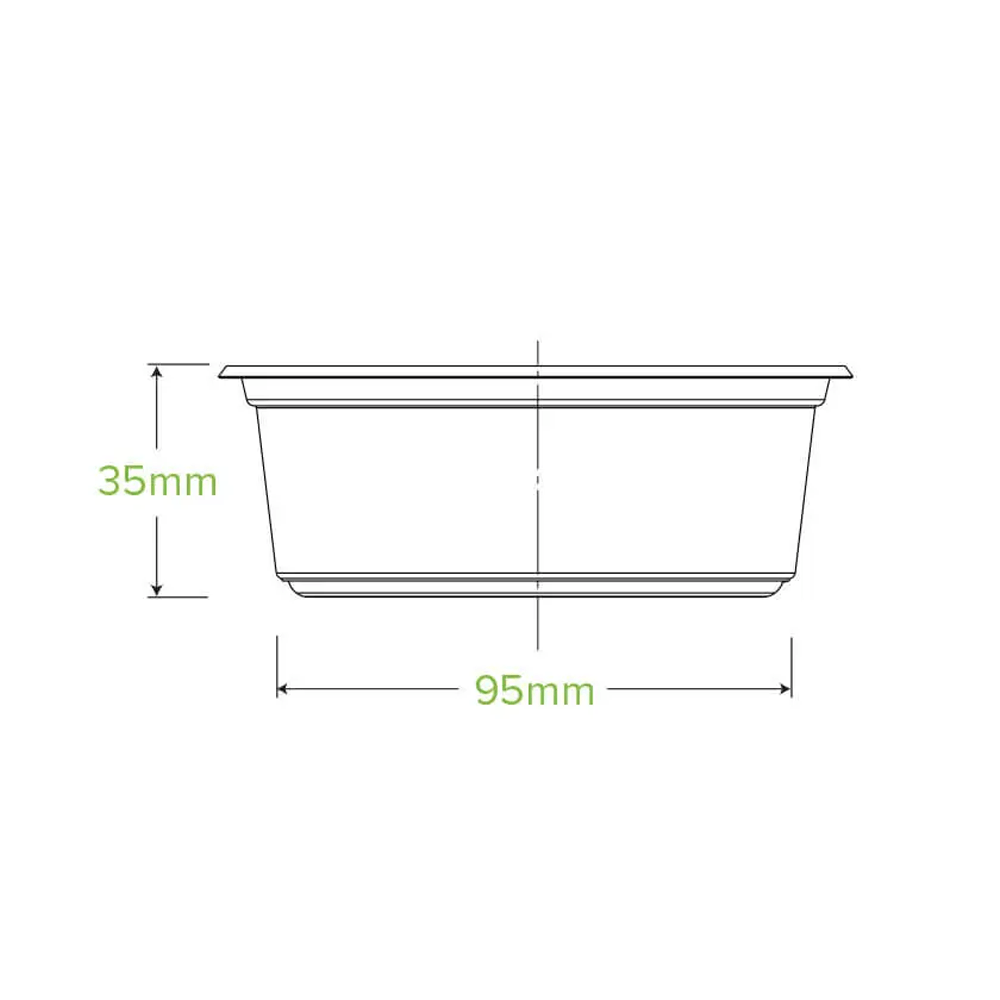 8oz/240mL Clear Unbranded BioBowl - 500pcs/Ctn - TEM IMPORTS™