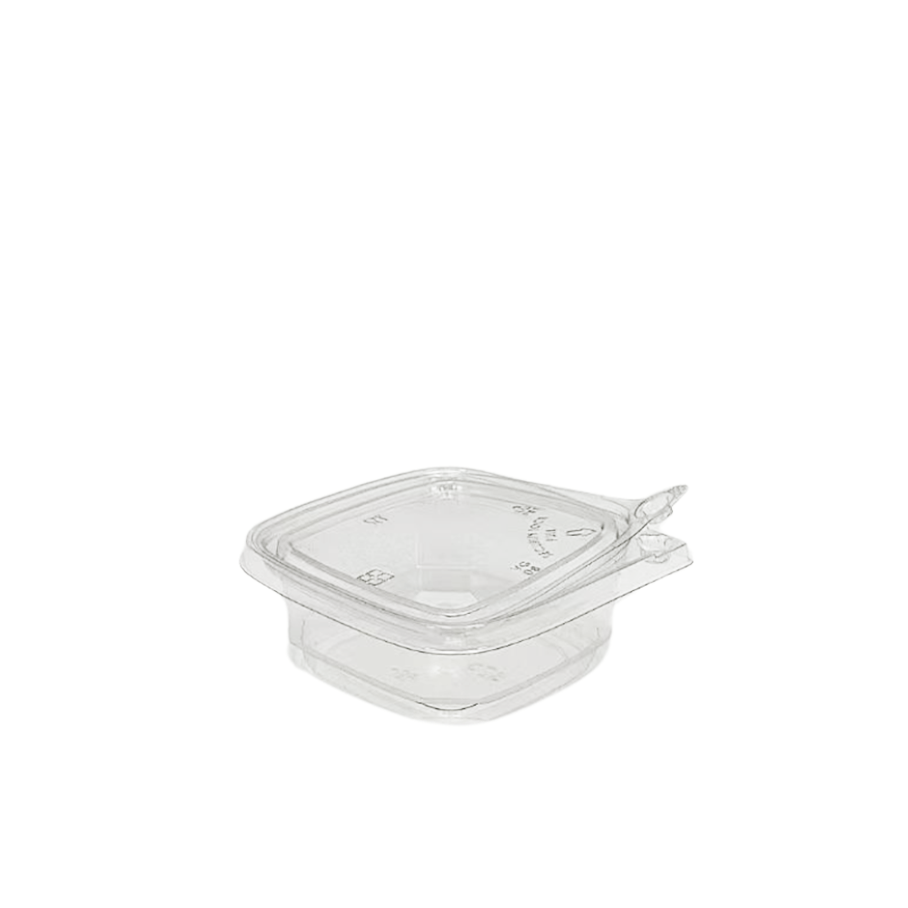 8oz/240mL Tamper Evident Square Deli Container Base - TEM IMPORTS™