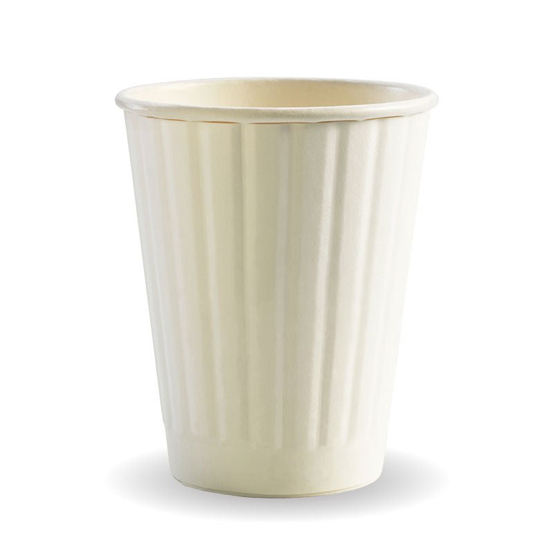 8oz/255mL (80mm) White Double Wall BioCup - 1000pcs/ctn - TEM IMPORTS™