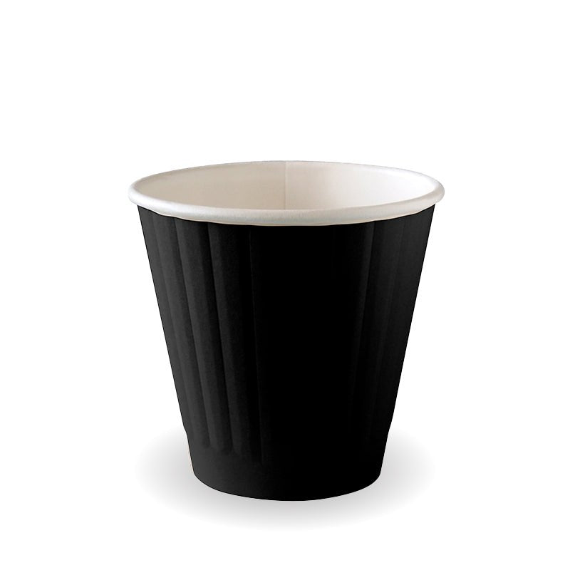 8oz/295mL (90mm) Black Double Wall BioCup - 1000pcs/ctn - TEM IMPORTS™