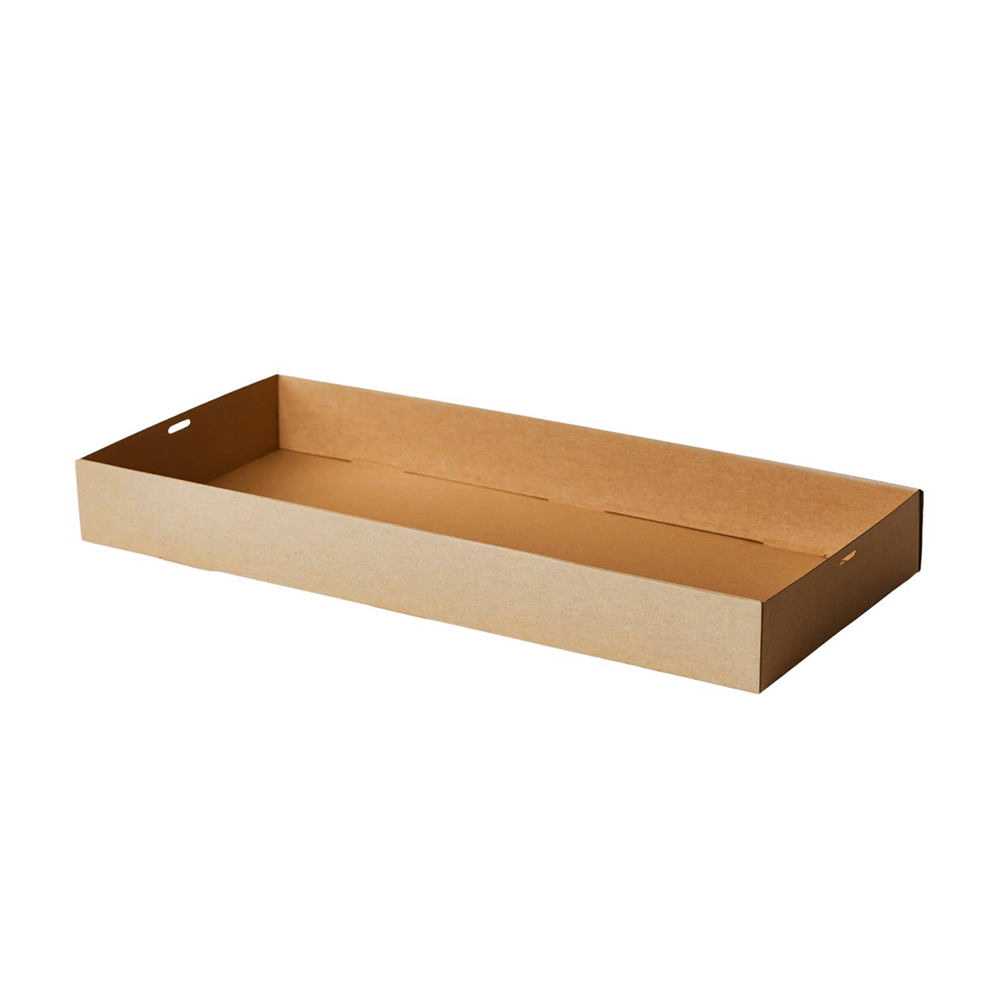 Kraft Corrugated Rectangle Catering Tray Large *H50 - 100/CTN