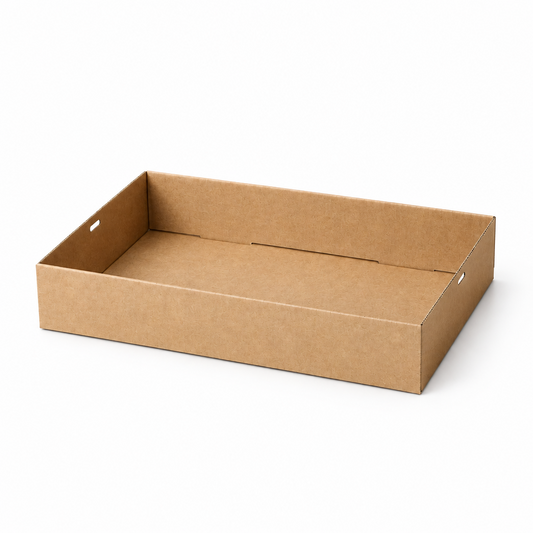 Medium Plus Kraft Corrugated Catering Tray