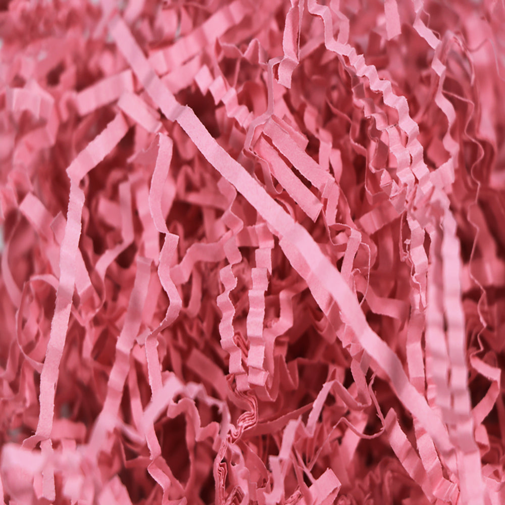 Light Pink Crinkle Paper Shreds Fillers - 1Kg - TEM IMPORTS™