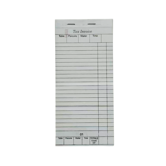 Restaurant Docket Book Long Triplicate Carbonless