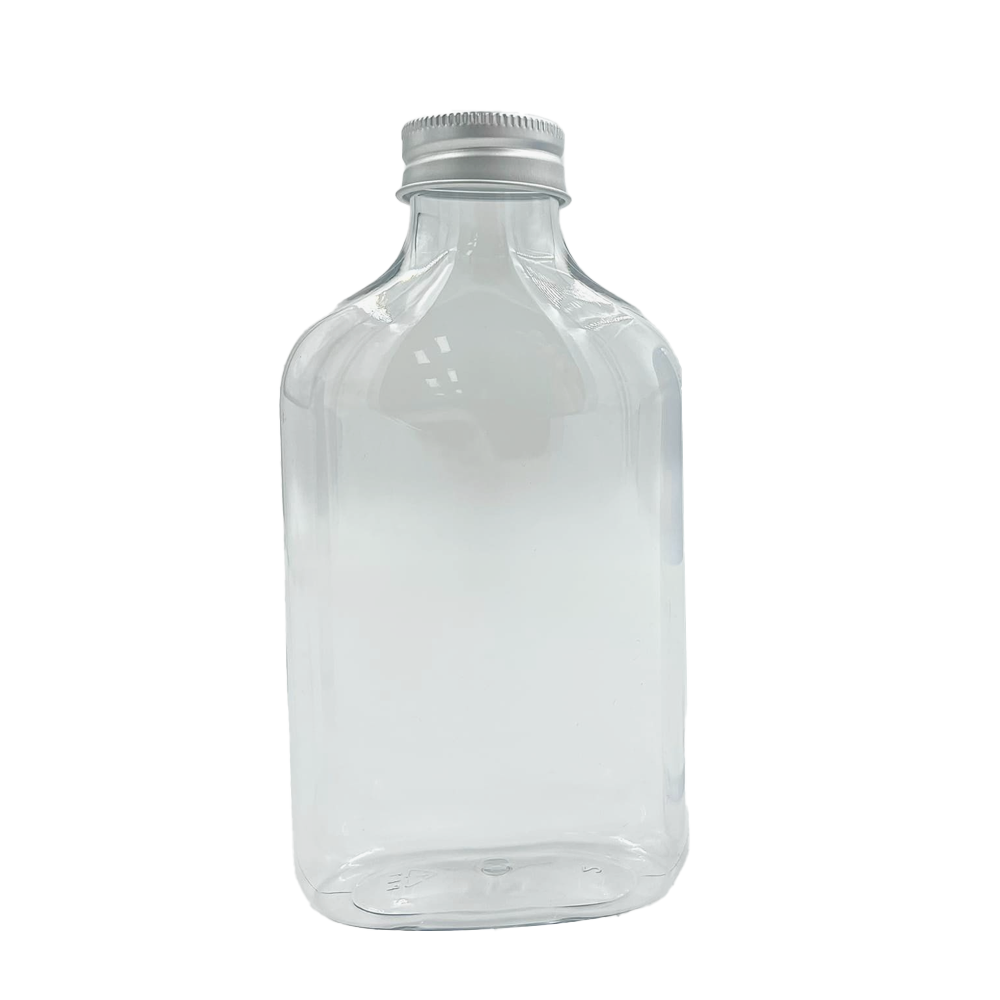 350mL Flask PET Bottle with Aluminium Cap