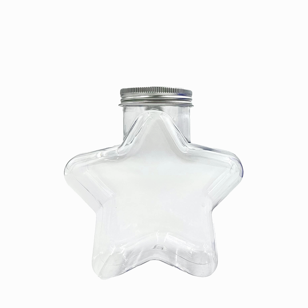 500mL Star Shape PET Bottle with Aluminium Cap