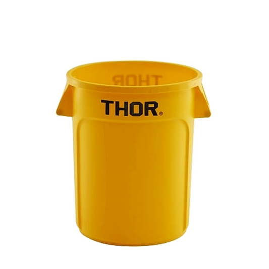 75L Trust® Thor Round Commercial Waste Bin – Yellow