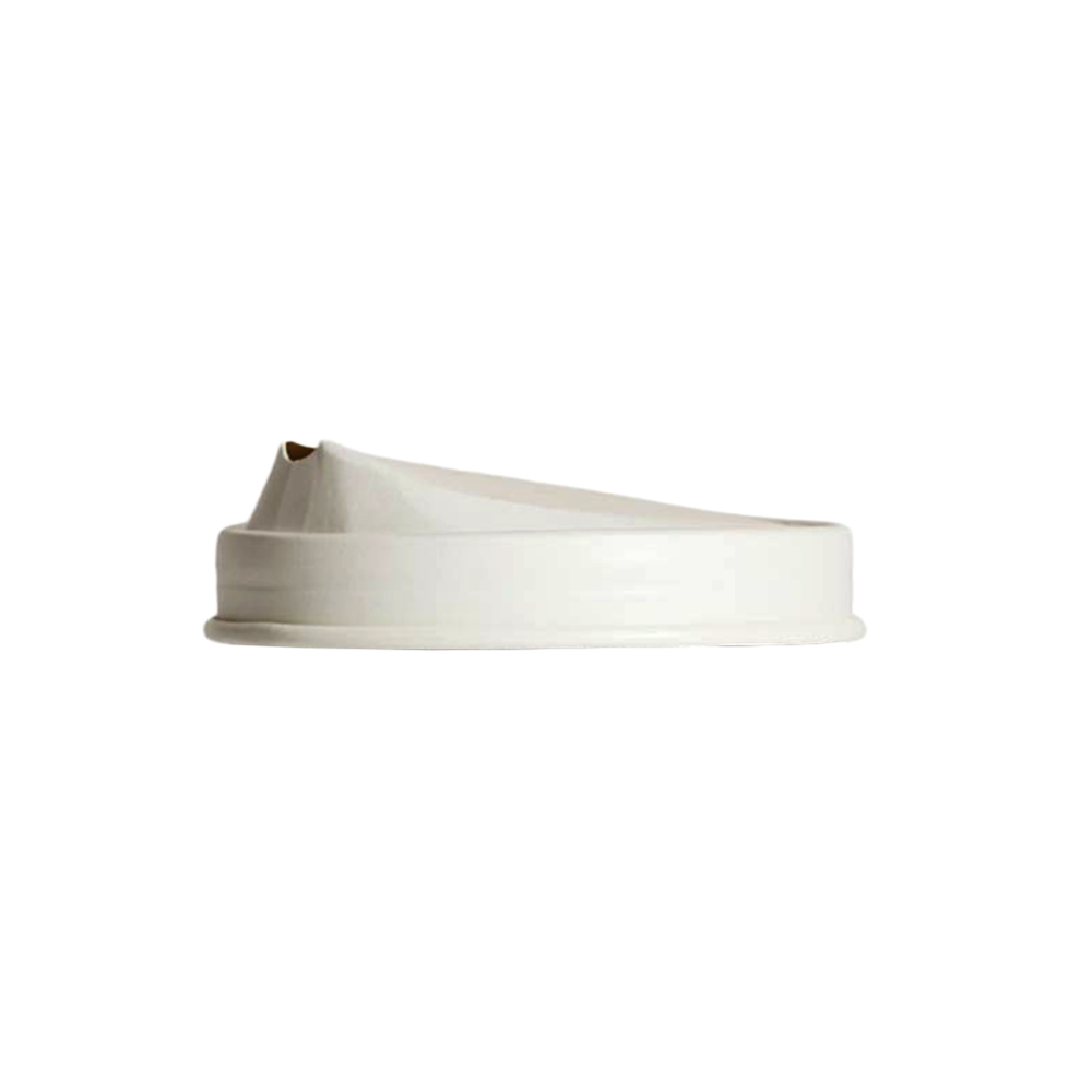 8oz (D/80mm) White Paper Sipper Lid