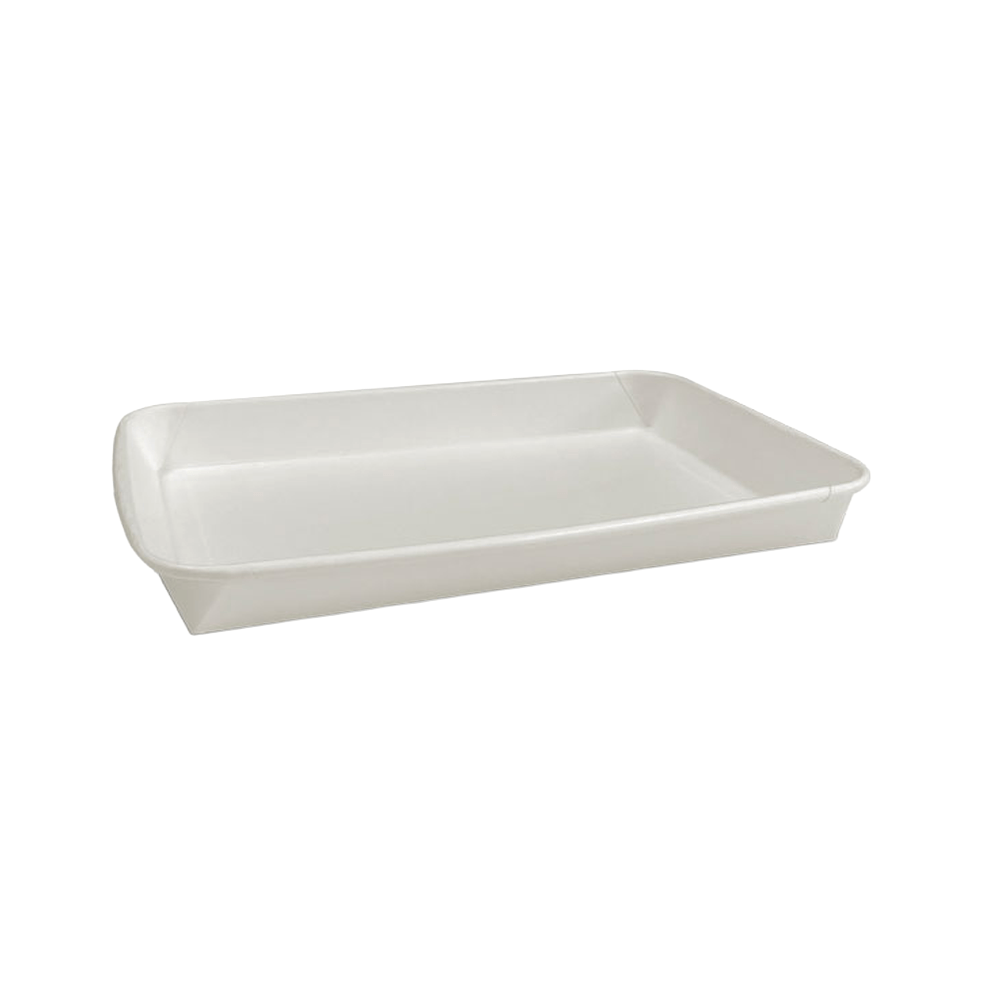 Aqueous Coated Paper White Sushi Tray Ex - Large - 400/CTN - TEM IMPORTS™