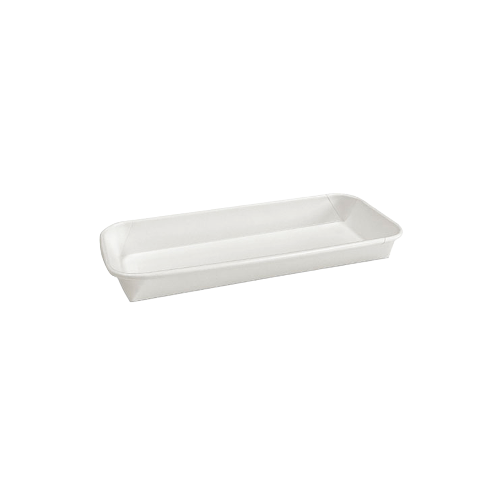 Aqueous Coated Paper White Sushi Tray Long - 600/CTN - TEM IMPORTS™