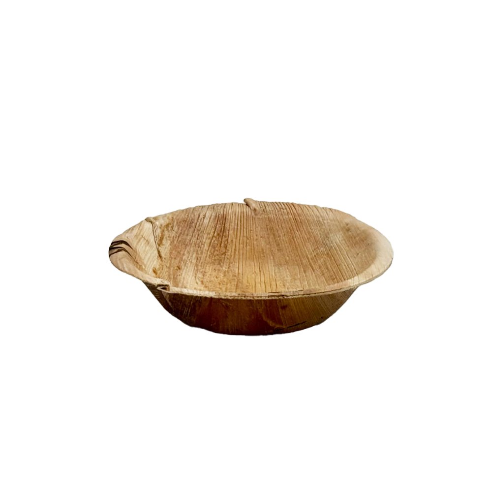 Areca Palm Deep Round Bowl 7" Inch - 18.5cm - TEM IMPORTS™