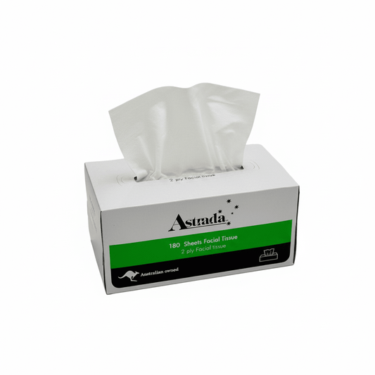 ASTRADA Facial Tissue 2-Ply 180 Sheets – 24/Carton - TEM IMPORTS™