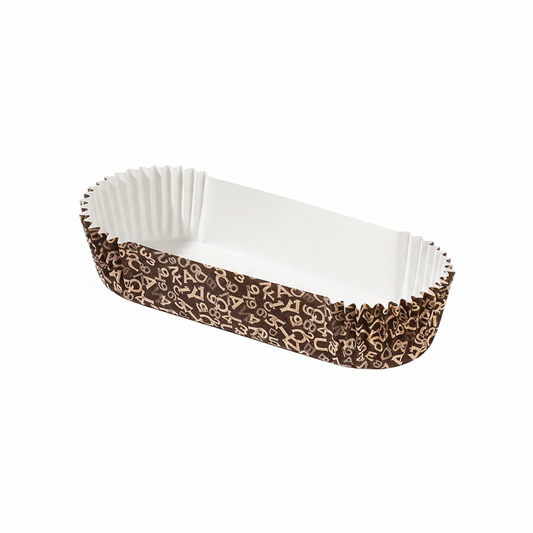 Muffin Boat-Shaped Paper Baking Liners – Patterned