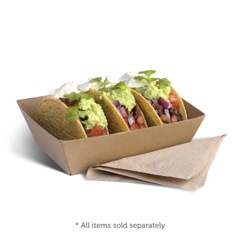 BioBoard Kraft Tray #1 - 500pcs/Ctn - TEM IMPORTS™