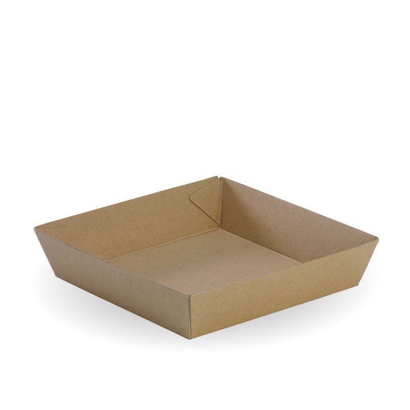 BioBoard Kraft Tray #2 - 240pcs/Ctn - TEM IMPORTS™