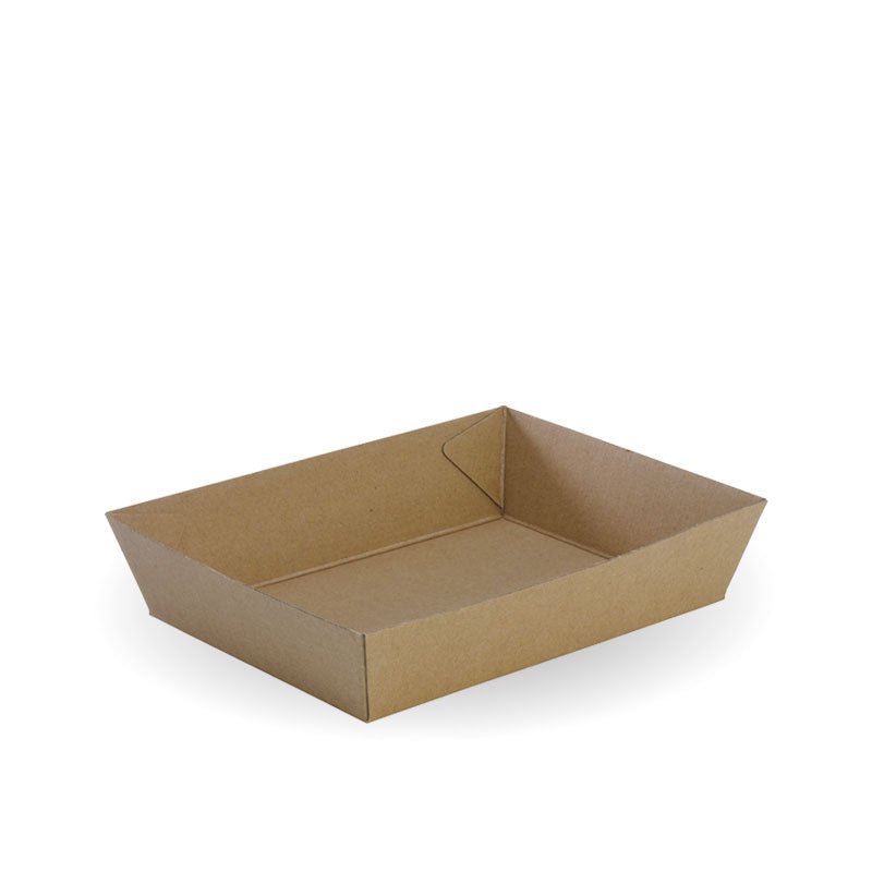 BioBoard Kraft Tray #3 - 250pcs/Ctn - TEM IMPORTS™