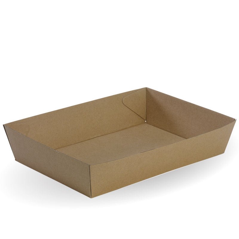BioBoard Kraft Tray #5 - 100pcs/Ctn - TEM IMPORTS™