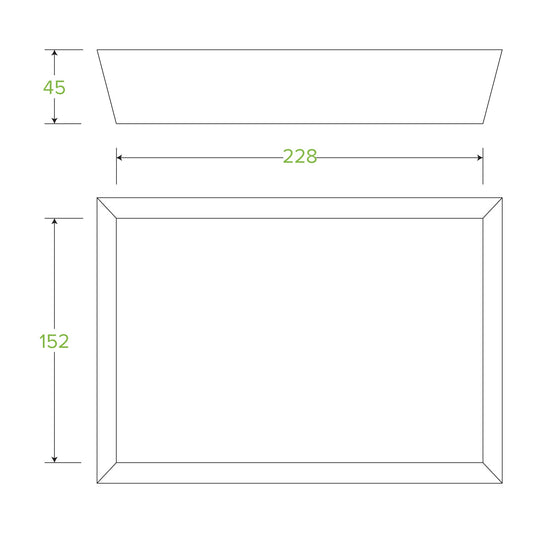 BioBoard White Tray #4 - 250pcs/Ctn - TEM IMPORTS™