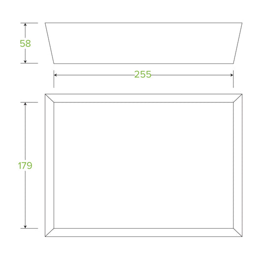 BioBoard White Tray #5 - 100pcs/Ctn - TEM IMPORTS™