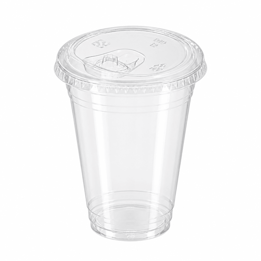Clear PET 90mm Straw-Free Lid – Fits PET Cups - TEM IMPORTS™