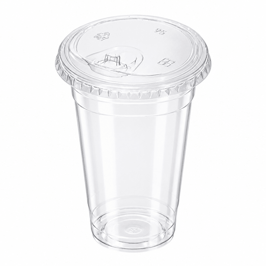 Clear PET 95mm Straw-Free Lid – Fits PET Cups - TEM IMPORTS™