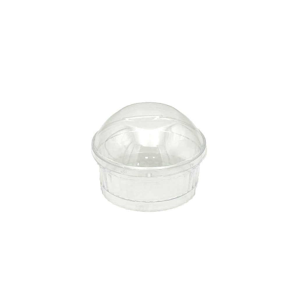 Clear PET Lid To Suit 140mL Round Rib Bowl - TEM IMPORTS™