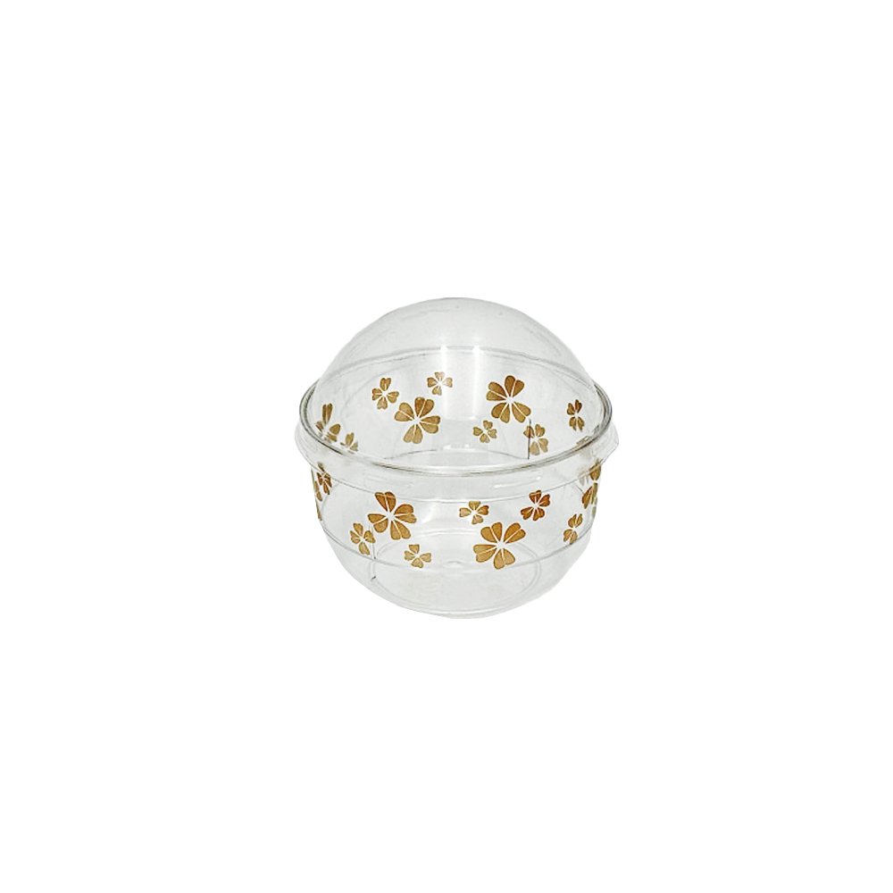 Clear PET Lid To Suit 150mL Sakura Pattern Round Cup - TEM IMPORTS™
