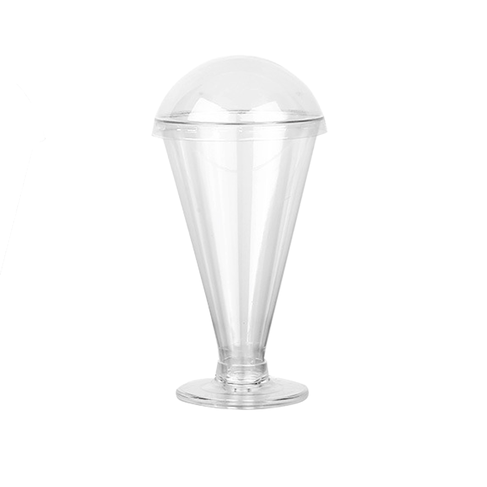 Clear PET Lid To Suit 180mL Pedestal Round Base - TEM IMPORTS™