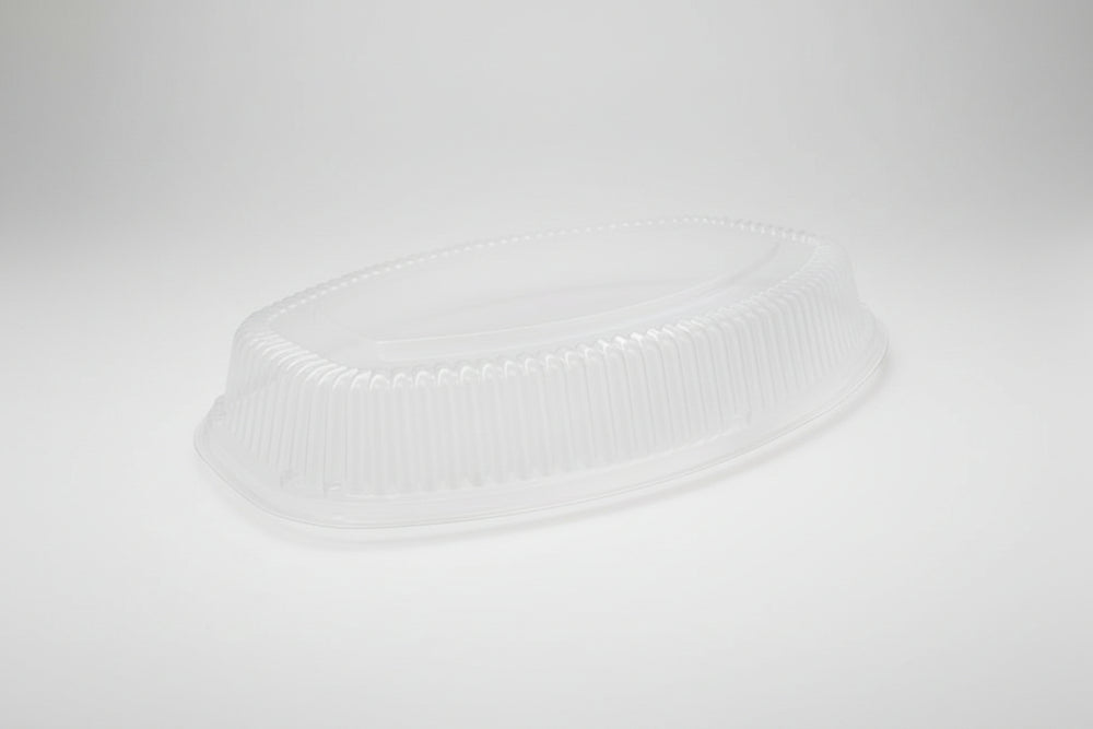 Clear PET Plastic Oval Platter Dome Lid To Suit 20 Inch - TEM IMPORTS™