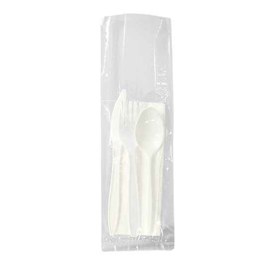 Clear Polypropylene Cutlery Bag - 260mm x 85mm (Pack of 500) - TEM IMPORTS™