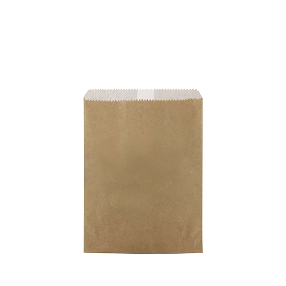 Double Lined Grease Proof 1 Long Brown Paper Bag - 500/PK - TEM IMPORTS™