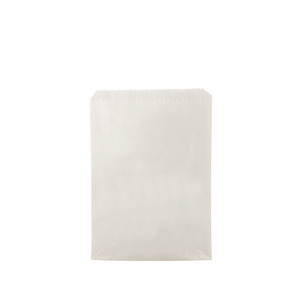 Double Lined Grease Proof 1 Long White Paper Bag - 500/PK - TEM IMPORTS™