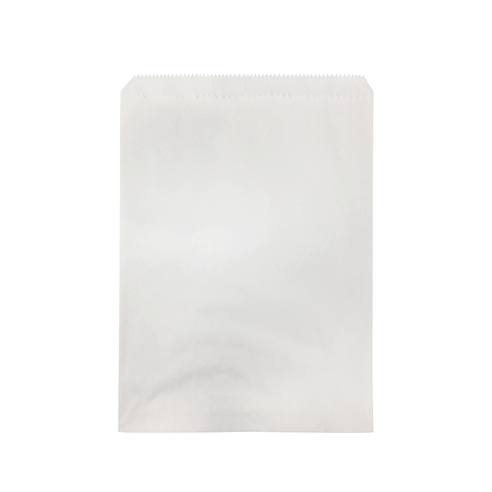 Double Lined Grease Proof 2 Long White Paper Bag - 500/PK - TEM IMPORTS™