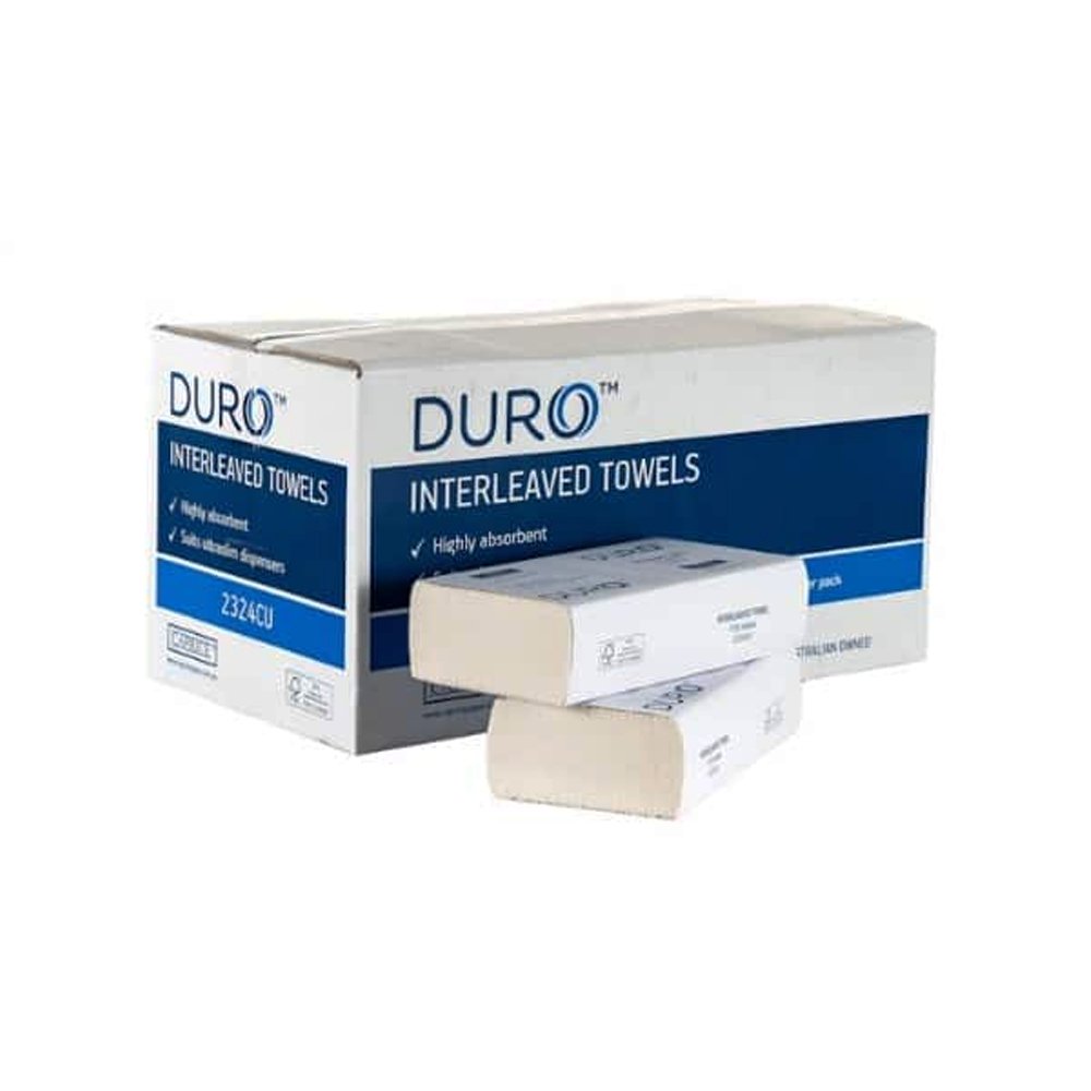 Duro Interleaved Towel 24cm x 23cm - 2400/CTN - TEM IMPORTS™