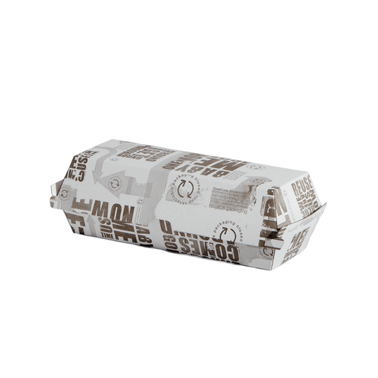 Enviro Range Newspaper Print Design Hot Dog Box - 200/CTN - TEM IMPORTS™