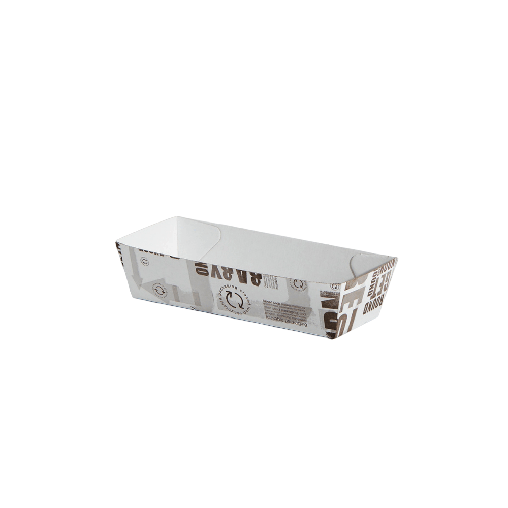 Enviro Range Newspaper Print Design Hot Dog Tray - 300/CTN - TEM IMPORTS™