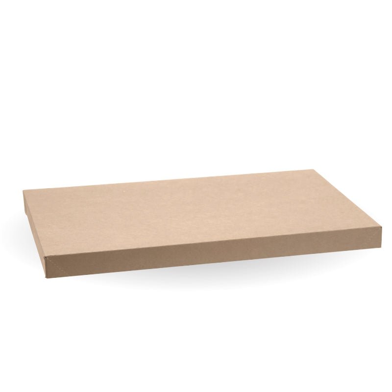 Extra Large BioBoard Catering Tray No Window Lid - 50pcs/Ctn - TEM IMPORTS™