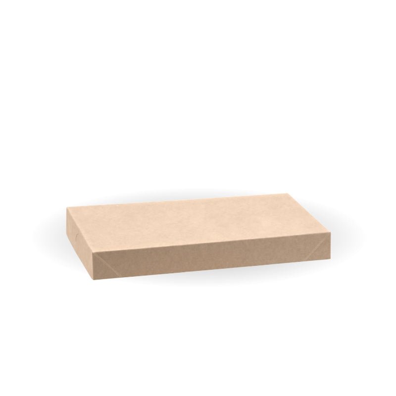 Extra Small BioBoard Catering Tray No Window Lid - 100pcs/Ctn - TEM IMPORTS™