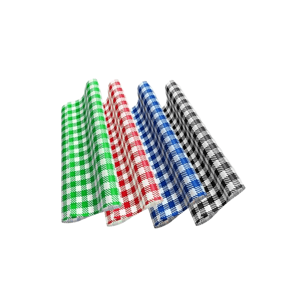 GP Gingham Food Wrapping Paper 190x150mm - 400/PK - TEM IMPORTS™