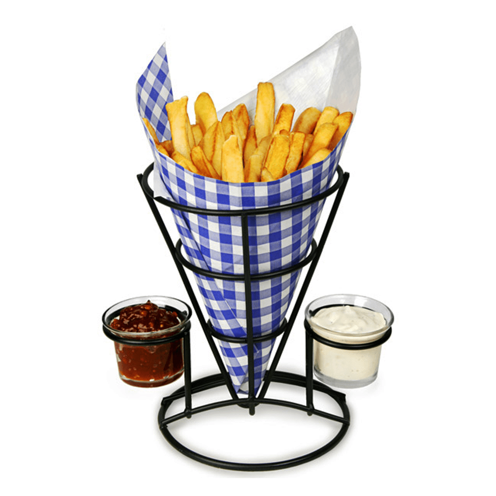 GP Gingham Food Wrapping Paper 400x330mm - 200/PK - TEM IMPORTS™