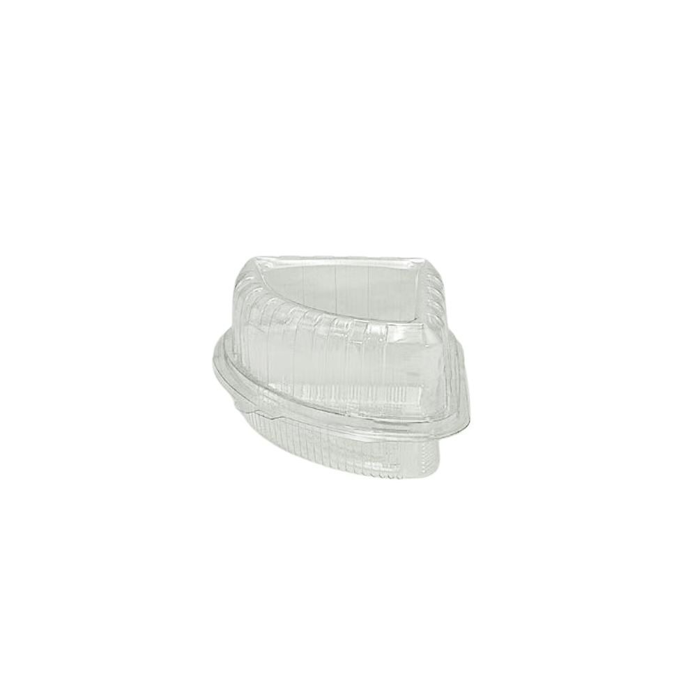 Individual Clear Quarter Slice Cake Hinged Lid - TEM IMPORTS™