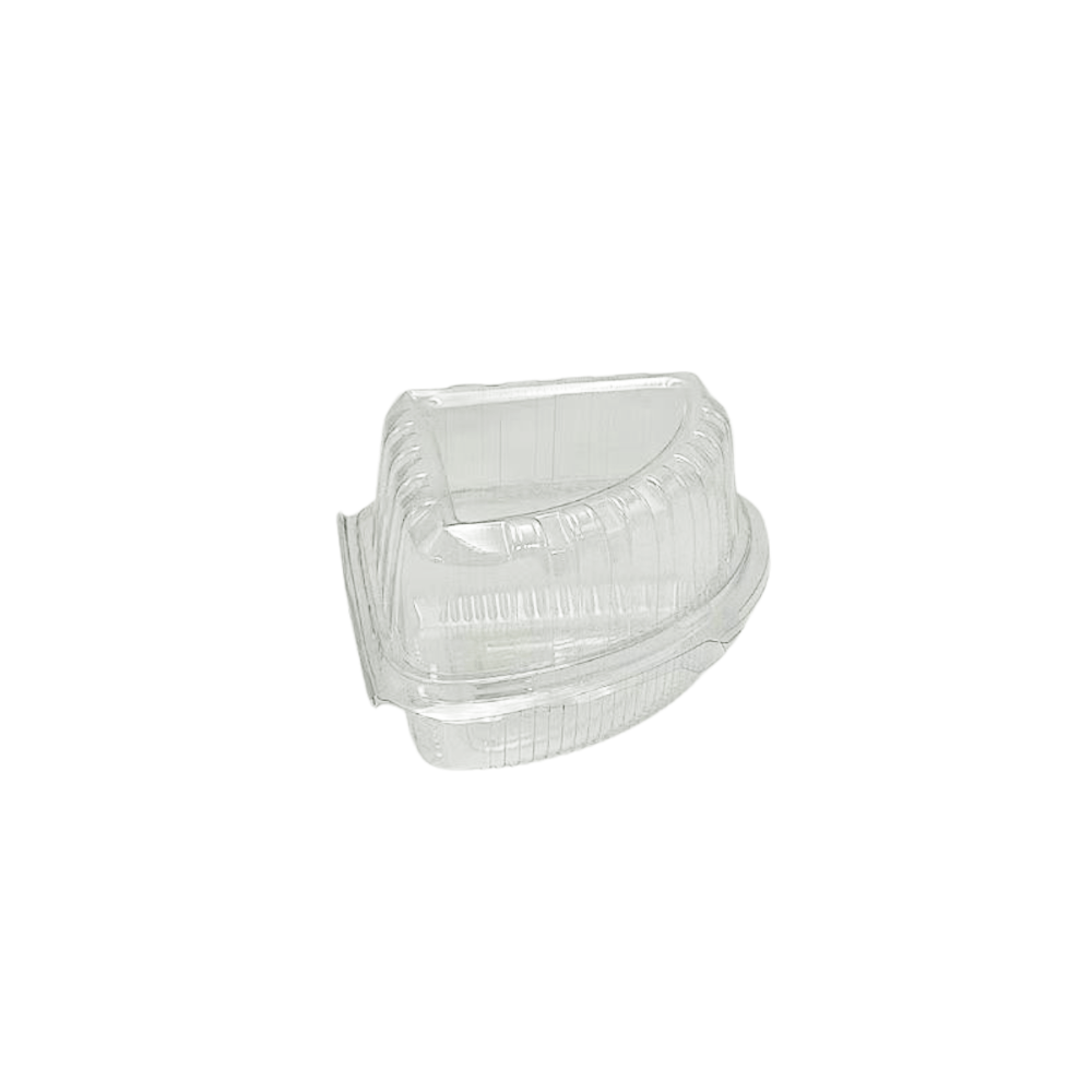Individual Clear Quarter Slice Cake Hinged Lid - TEM IMPORTS™
