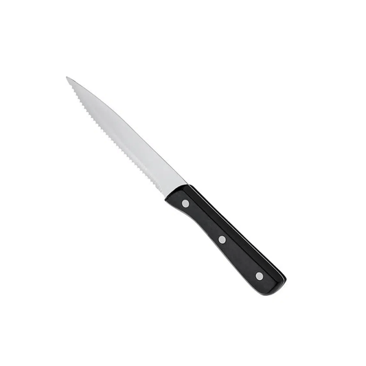 KH Kharve® Bakelite Black Handle Steak Knife Stainless Steel - TEM IMPORTS™