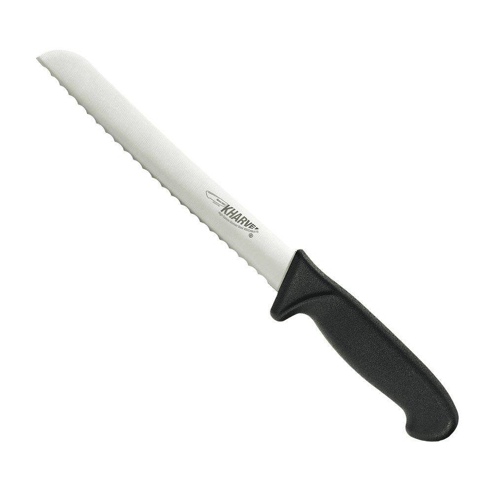 KH Kharve® Bread Knife Serrated Black 20cm