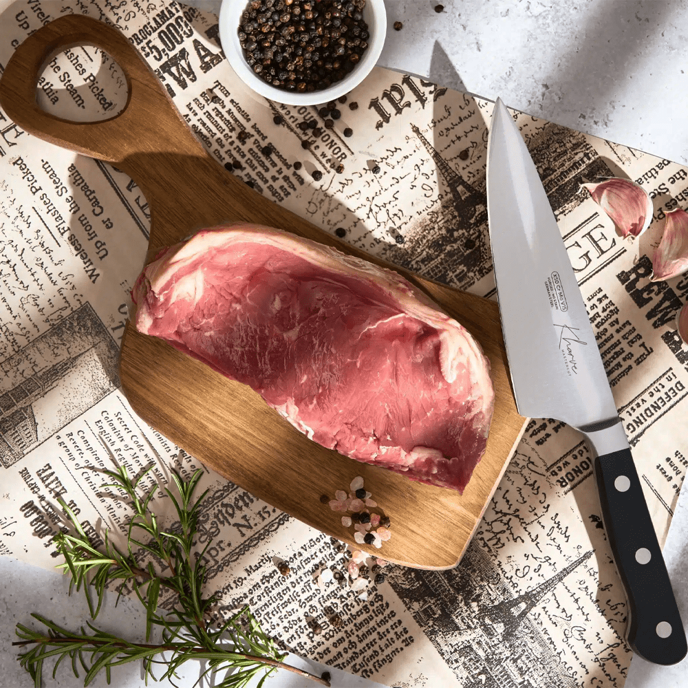 KH Kharve® Master - Cut 20cm Cooks Knife Wide Blade - TEM IMPORTS™