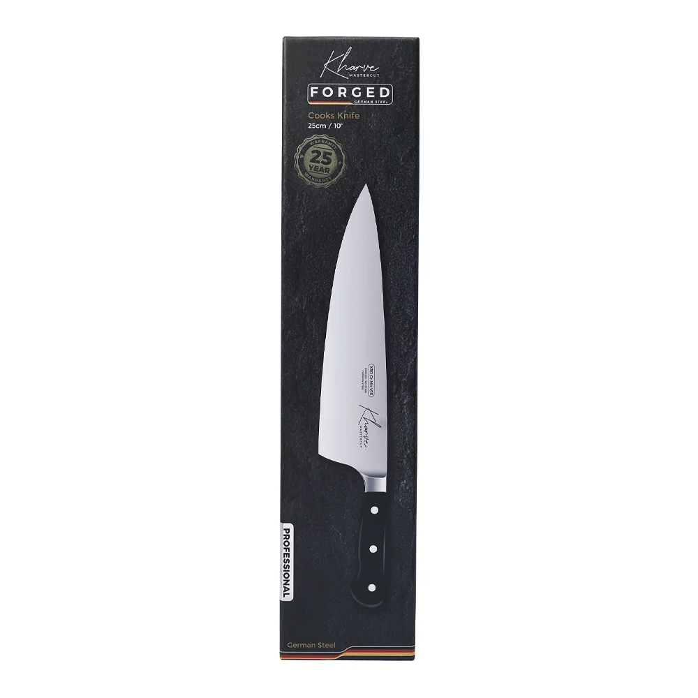 KH Kharve® Master - Cut 25cm Cooks Knife Wide Blade - TEM IMPORTS™