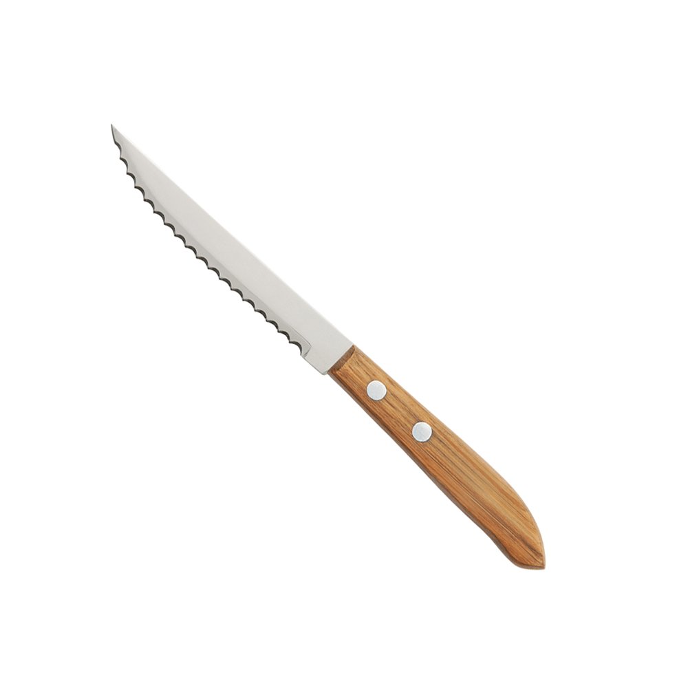 KH Kharve® Pakka Wood Steak Knife Point Tip Stainless Steel - TEM IMPORTS™