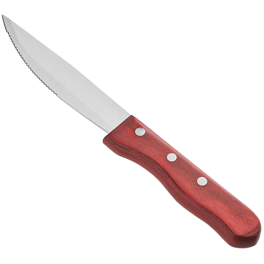 KH Kharve® Pakkawood Jumbo Steak Knife Red - TEM IMPORTS™