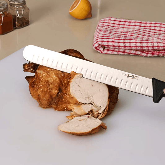 KH Kharve® Roast Slicer Granton Blade 25cm - TEM IMPORTS™