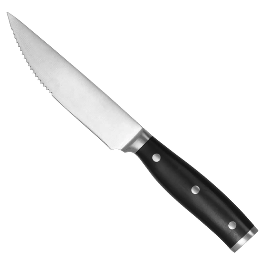 KH Kharve® Steak Knife Jumbo Black Bakelite Handle - TEM IMPORTS™